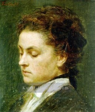 Henri Fantin Latour Werke - Ritratto di giovane donna 1873 Henri Fantin Latour